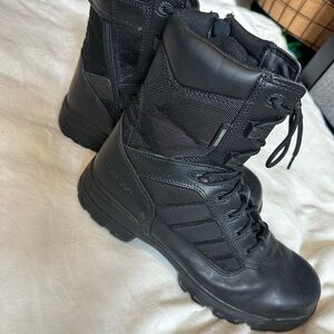 Bates 8in Black Tactical Sport Composite Toe Side Zip Boots